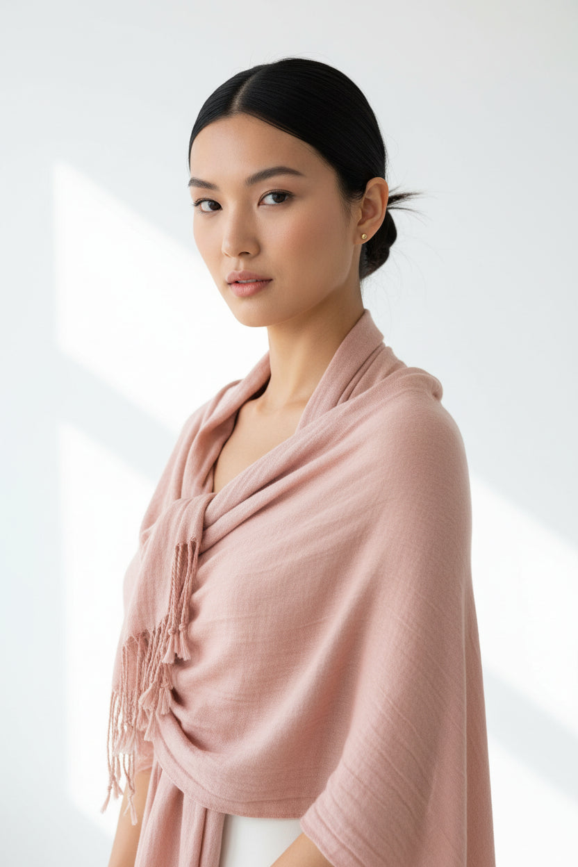 Acacia-Luxe Pashmina Shawl - Jewel Tones Collection