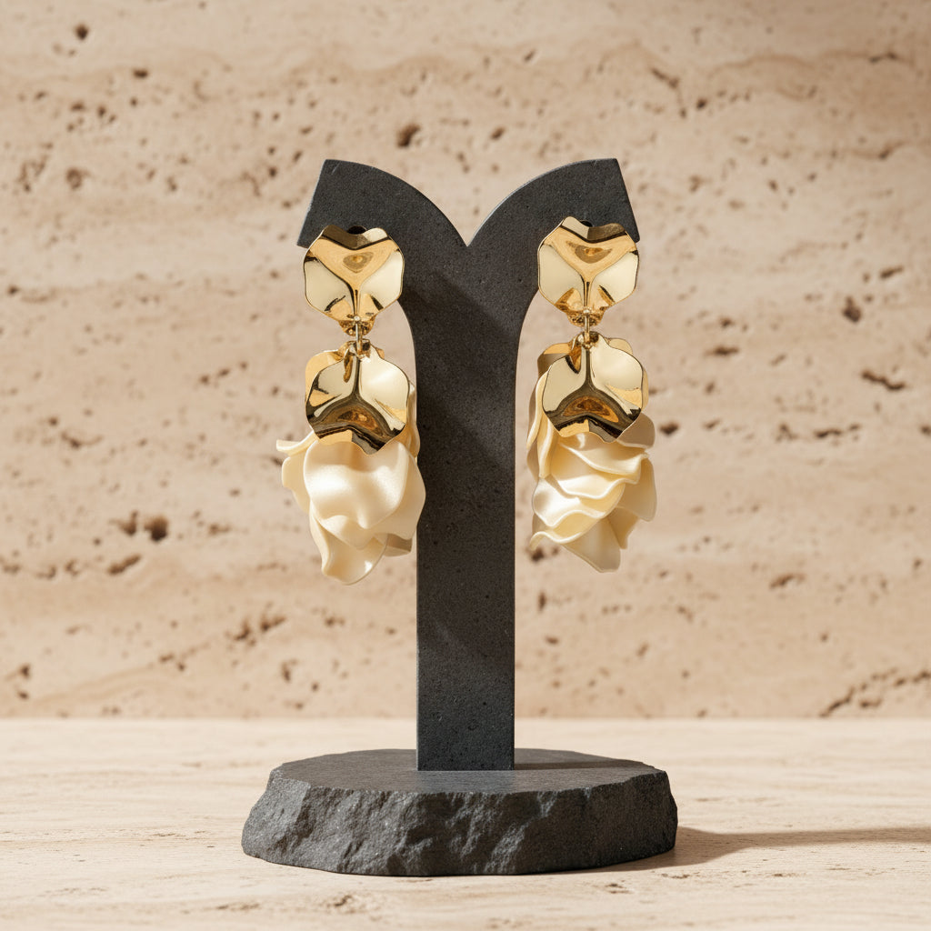 Spring Blossom Earrings-Acacia