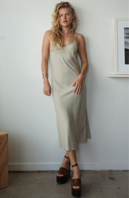 Leo Slip Dress Sand