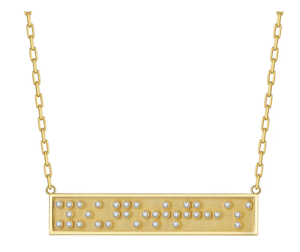 Touchstone You got This Mini-Bar Necklace Gold