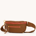 Charles Crossbody Med-Mahogany Pebble