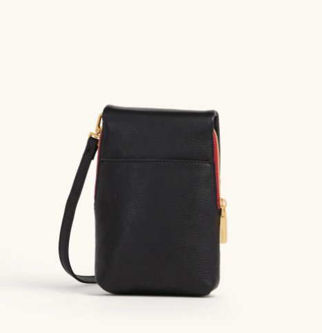 VIP Mobile-Black BG Red Zip