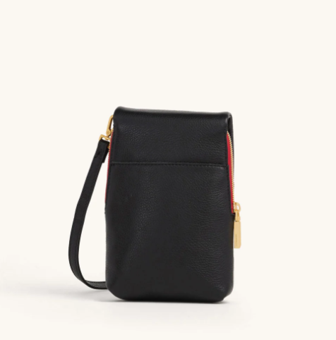 VIP Mobile-Black BG Red Zip