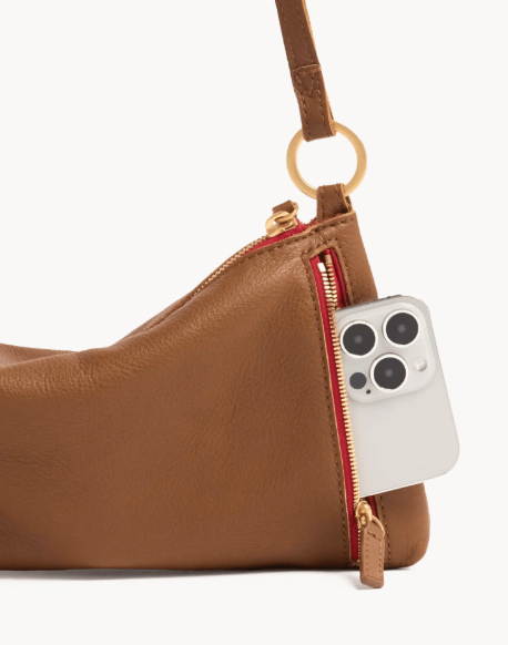 Kyle-Mahogany Pebble-BG-Red Zip