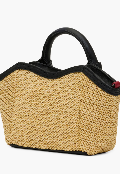Paul Mini-Noir Smooth Raffia-GM