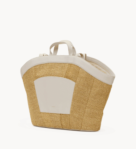 Shelley Resort Tote-Calla Lily Raffia-BGH