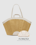 Shelley Resort Tote-Calla Lily Raffia-BGH