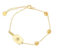 Pickleball Play It Forward Bracelet Gold