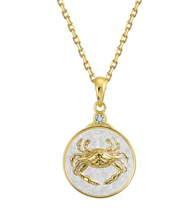 Wild Zodiac Cancer Necklace