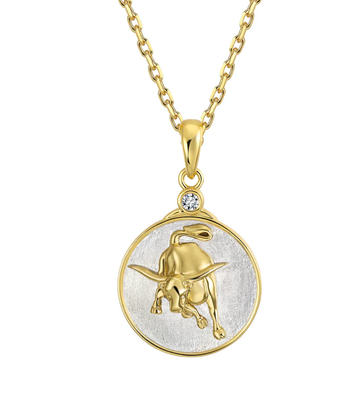 Wild Zodiac Taurus Necklace
