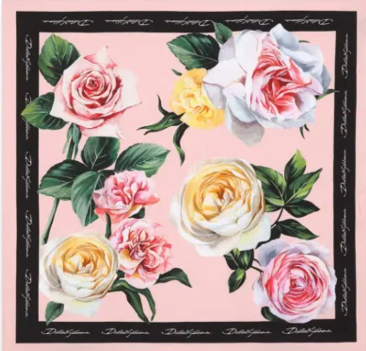 Vintage Silk Pink Denim-Dolce & Gabbana