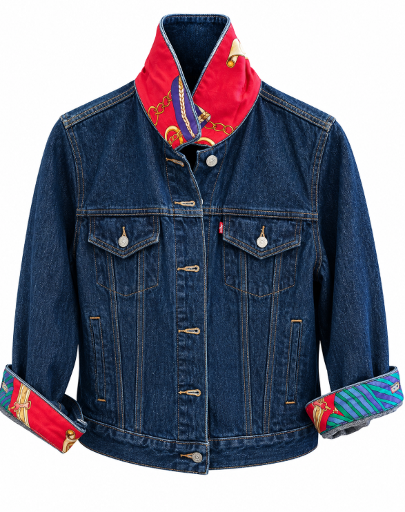 Vintage Silk Blue Denim-Ralph Lauren Drk wash