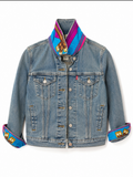 Vintage Silk Blue Denim-Hermes