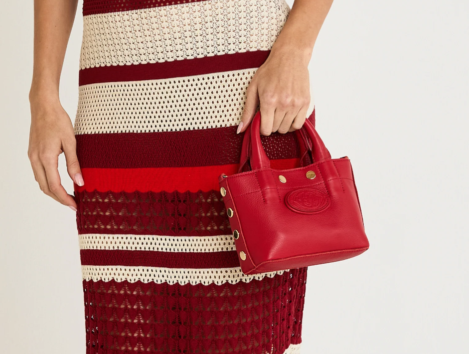 Olympia Crossbody mini-Red
