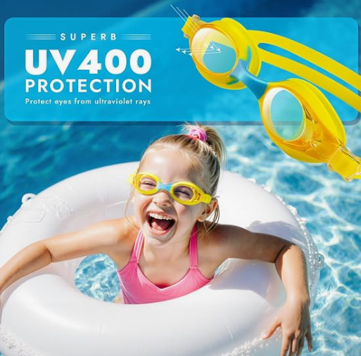 Kids Swim Goggles-6-14 (8-12)ages