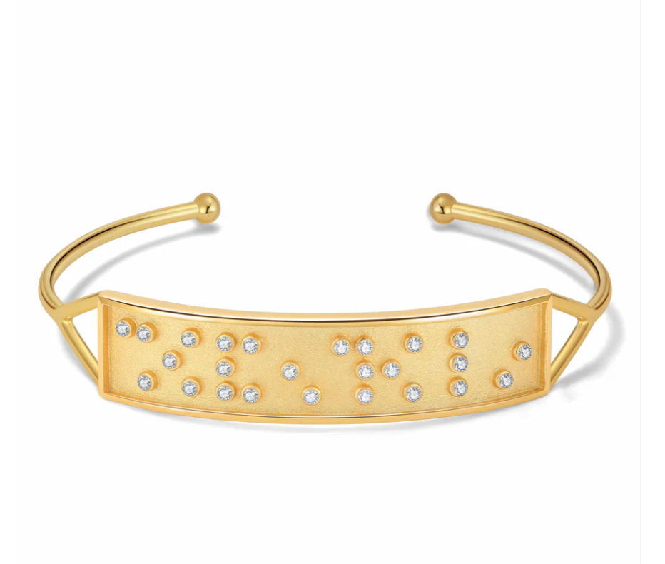 Touchstrone*I LOVE YOU Cuff Gold