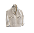 Vintage white denim jacket-Louis Vuitton
