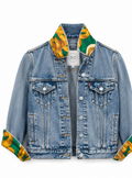 Vintage light blue denim-CHANEL