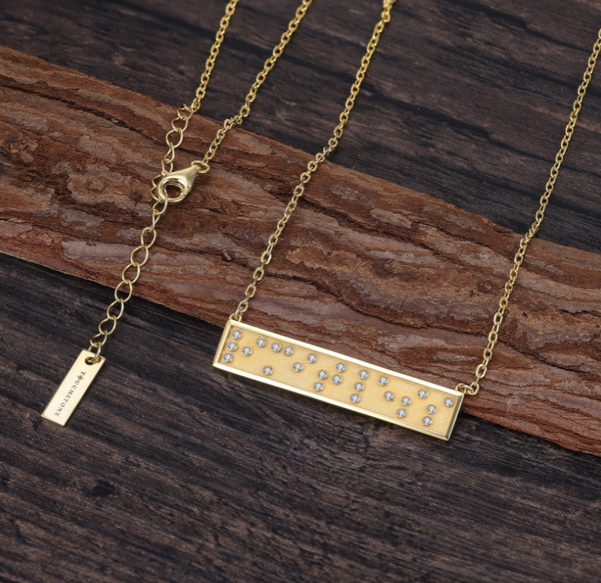 Touchstone*LIMITLESS MiniBar Necklace Gold