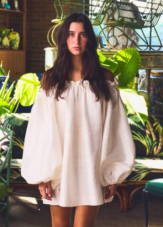 Worth Mini Dress | Silk Dupioni