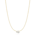 Gold Toi & Moi Necklace
