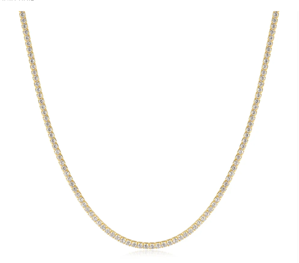 Gold Pavé Necklace