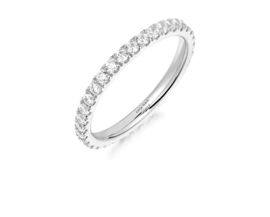 Silver Pavé Ring