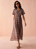 AMIRA SHIRT DRESS-Nari Cacao