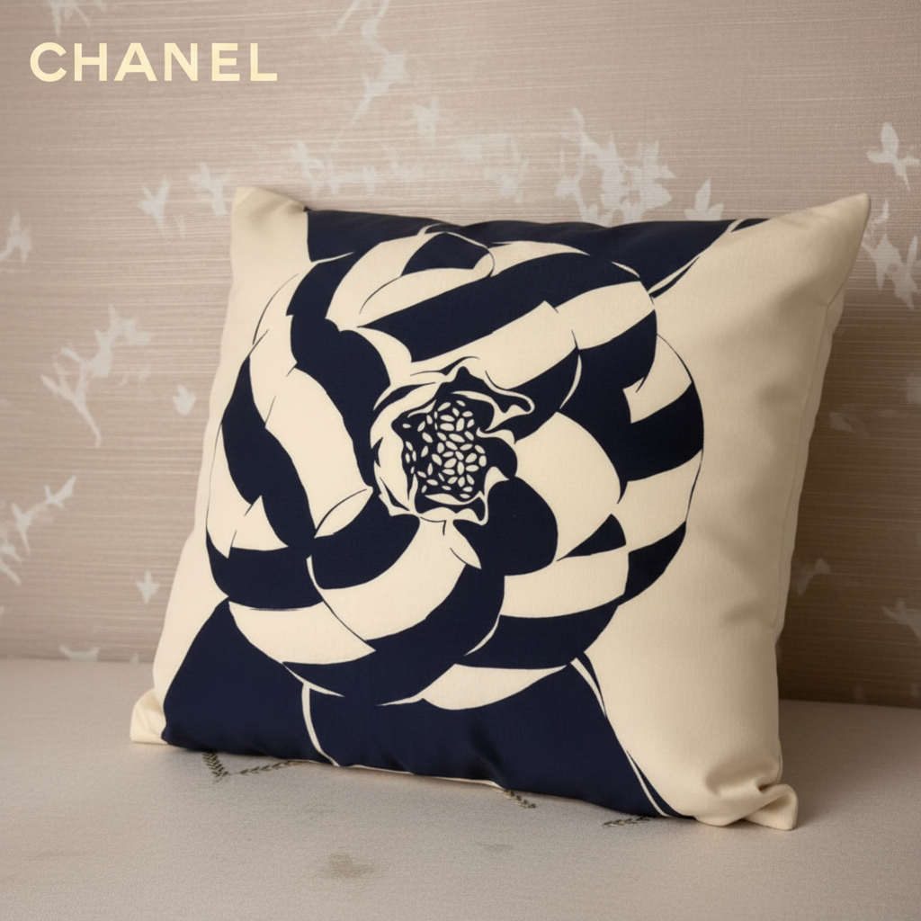 𝓥𝓲𝓷𝓽𝓪𝓰𝓮 𝓢𝓲𝓵𝓴 𝓣𝓻𝓪𝓿𝓮𝓵 𝓟𝓲𝓵𝓵𝓸𝔀 CHANELVINTAGE FLOWER