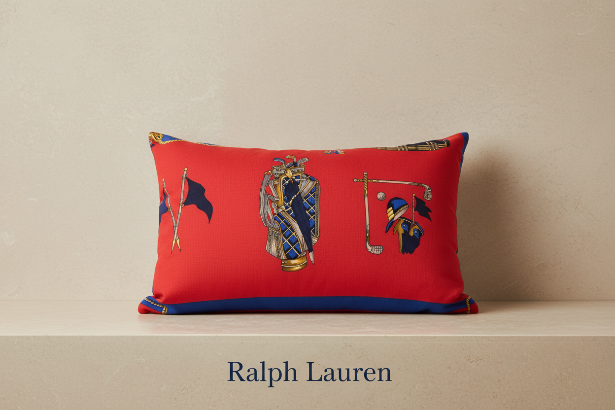 Vintage Silk Travel Pillow-Ralph Lauren