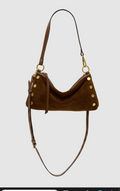 Kyle sml Cinnamon Suede/Antique Gold