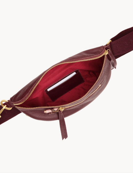 Charles Crossbody med Cherrywood Pebble/Brushed Gold