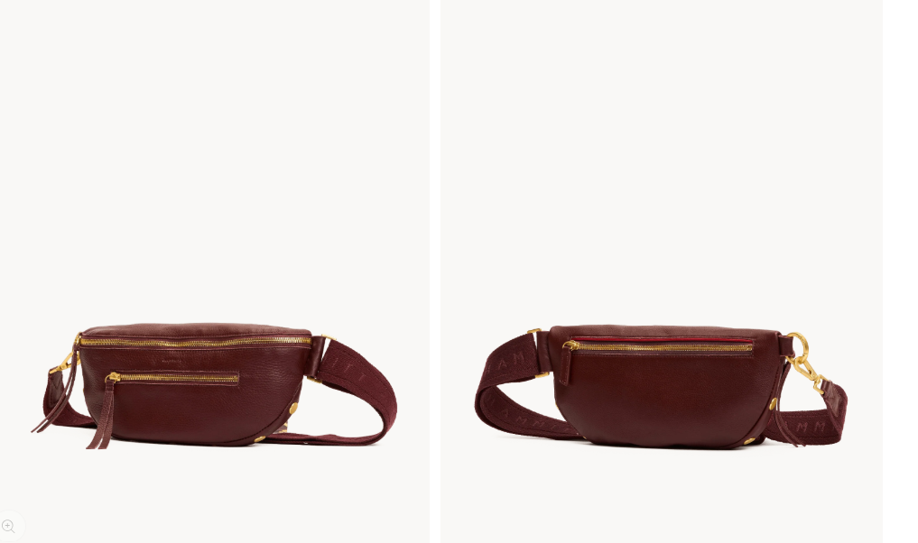 Charles Crossbody med Cherrywood Pebble/Brushed Gold
