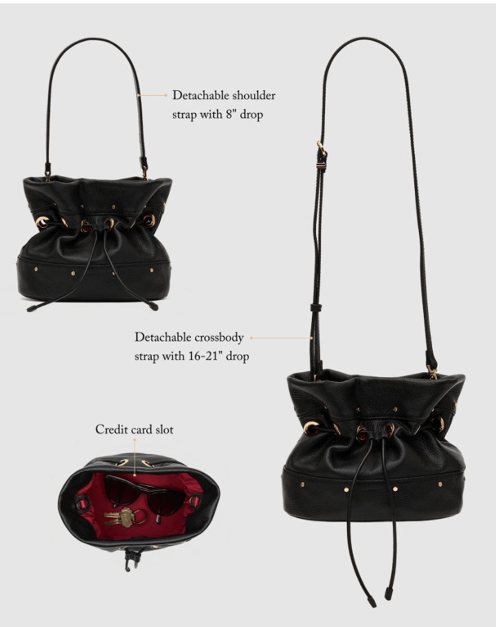Gianna BLACK GOLD-SMALL