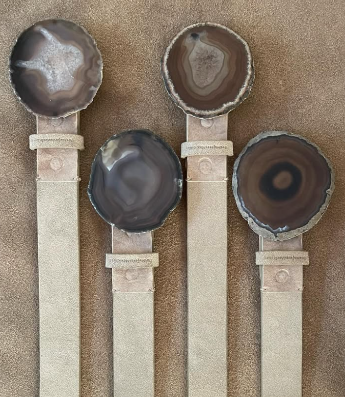 Dos Mujeres mexicanas small Agate belt