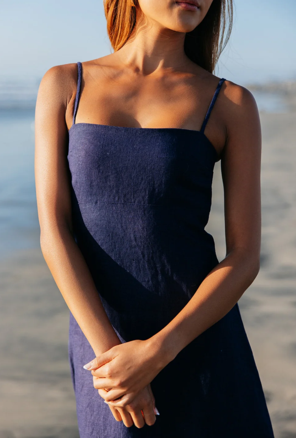 Margot Linen Maxi Dress