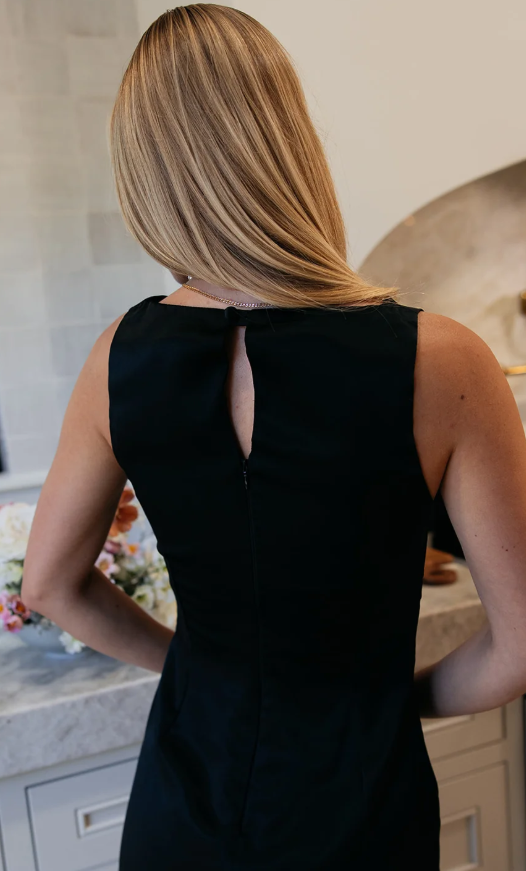 Silk Bardot Shift Dress