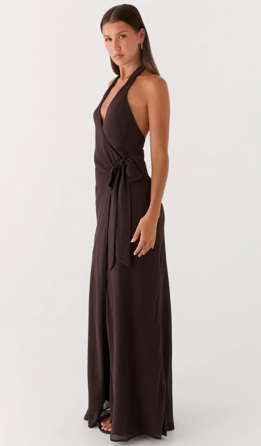 SD-380 ACACIA-SAHARA BROWN GOWN
