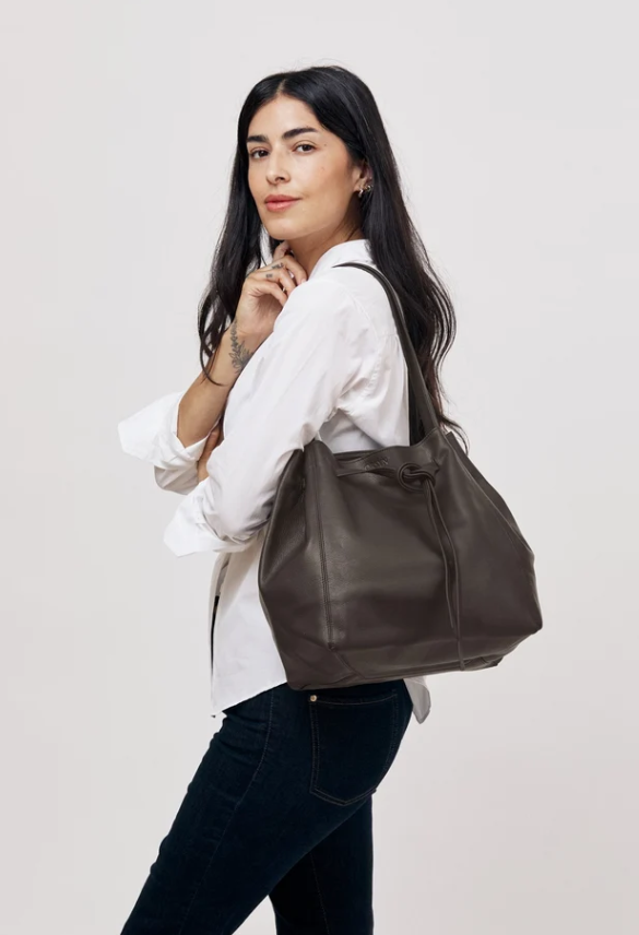Florence tote-Grey Aniline