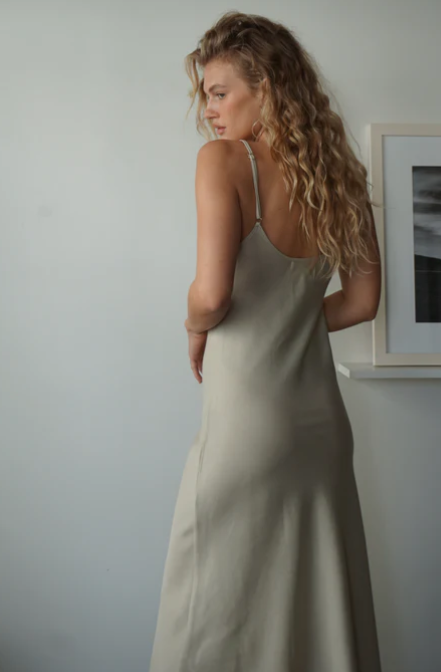Leo Slip Dress Sand
