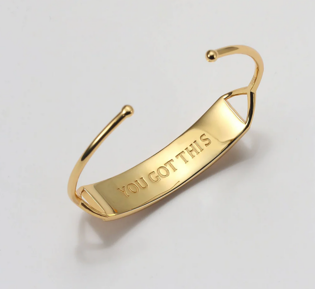 Touchstone* You Got This Cuff Gold