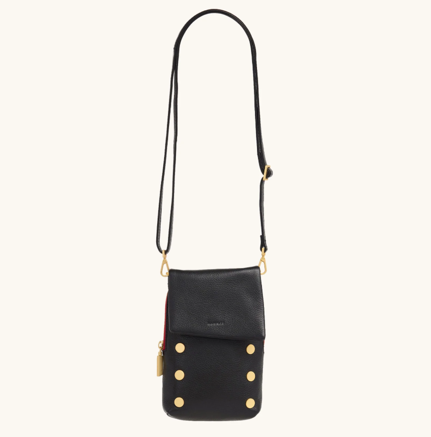 VIP Mobile-Black BG Red Zip