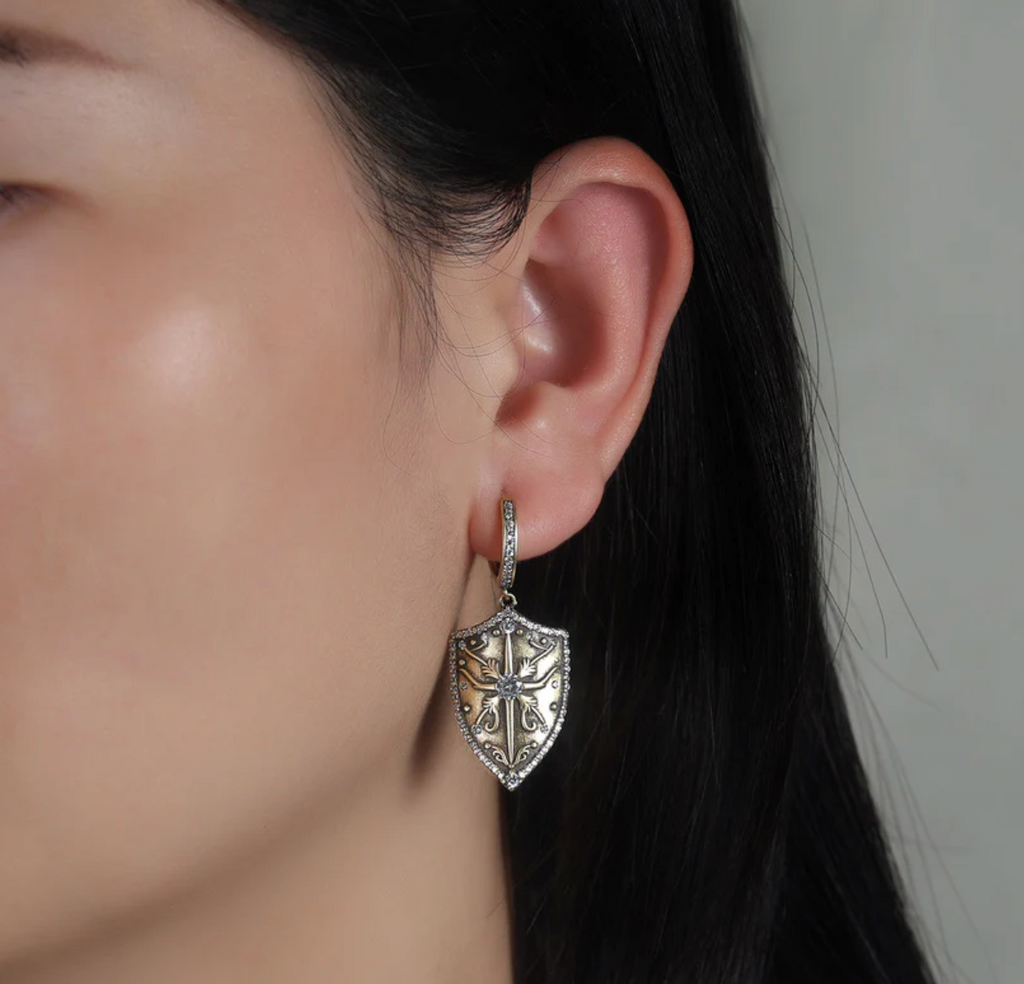 Saints & Saviors Annedore Shield Earrings