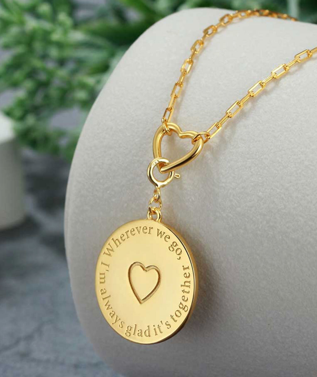 Saints & Saviors We Wander Compass Necklace