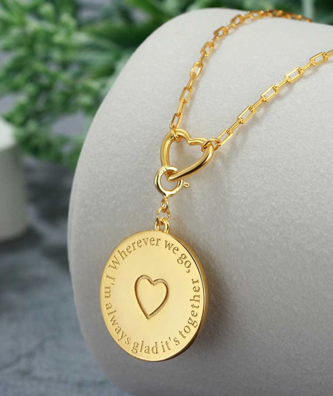 Saints & Saviors We Wander Compass Necklace