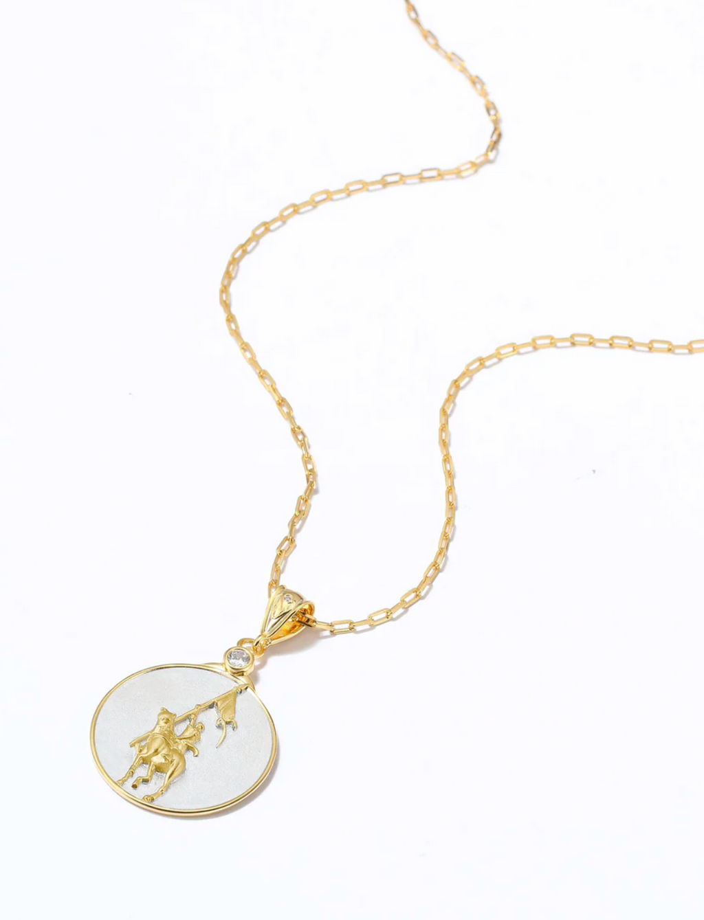 Saints & Saviors* Joan of Arc Faith Pendant Necklace