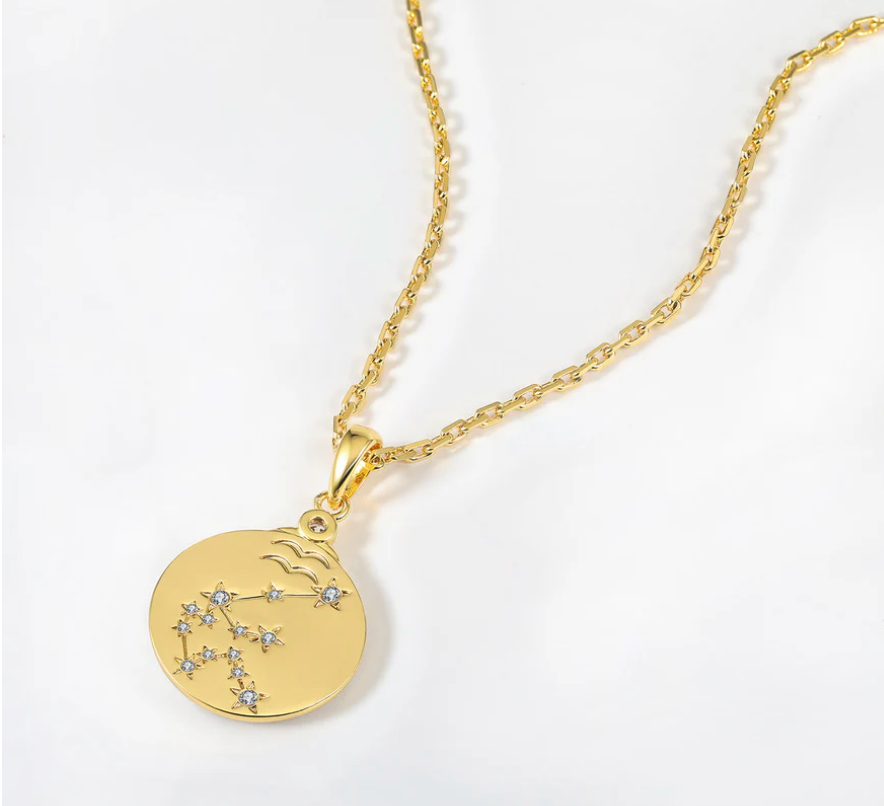 Wild Zodiac Aquarius Necklace