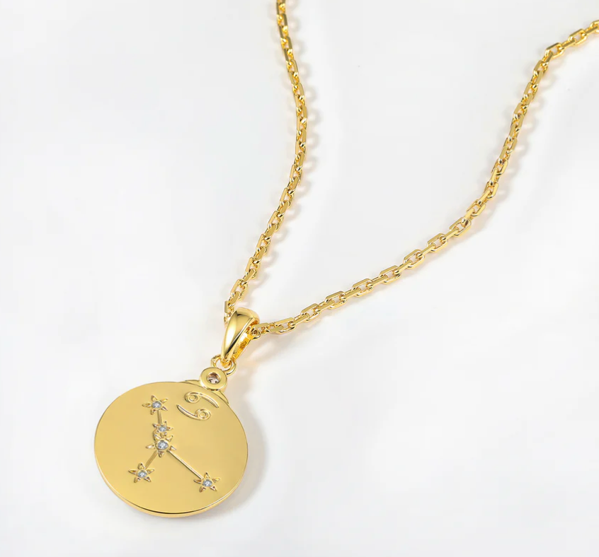 Wild Zodiac Cancer Necklace