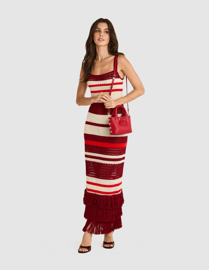 Olympia Crossbody mini-Red