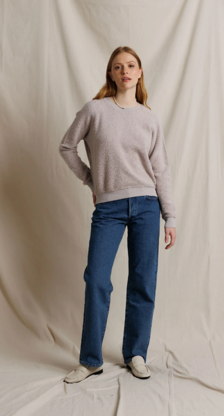 Ziggy Long Sleeve Shrunken Crewneck